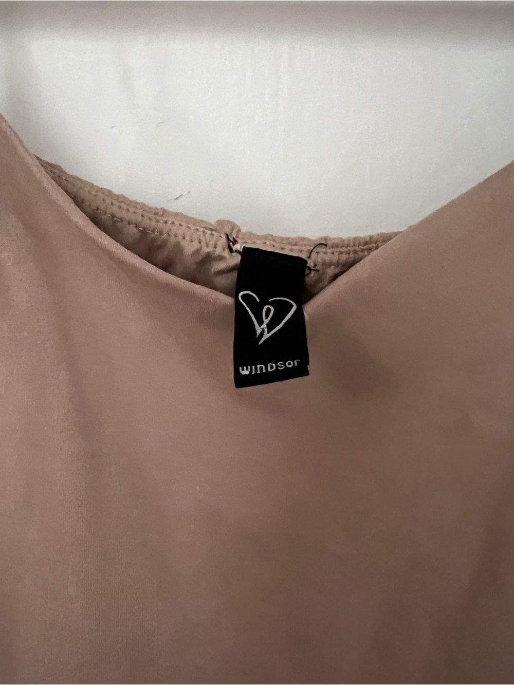 Windsor Brown V-Neck Spaghetti Strap Crop Cami - Picture 6 of 9